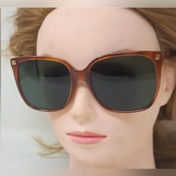 Gucci Brand New Havana Brown Frame Sunglasses (GG0022S 002) - Host Pick Item!! - Picture 14 of 16